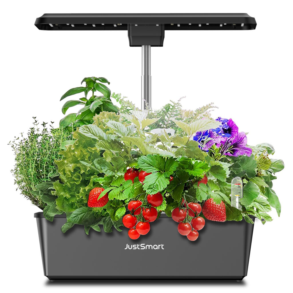 JustSmart 水耕栽培キット LED 野菜栽培キット 室内 静か 家庭菜園 