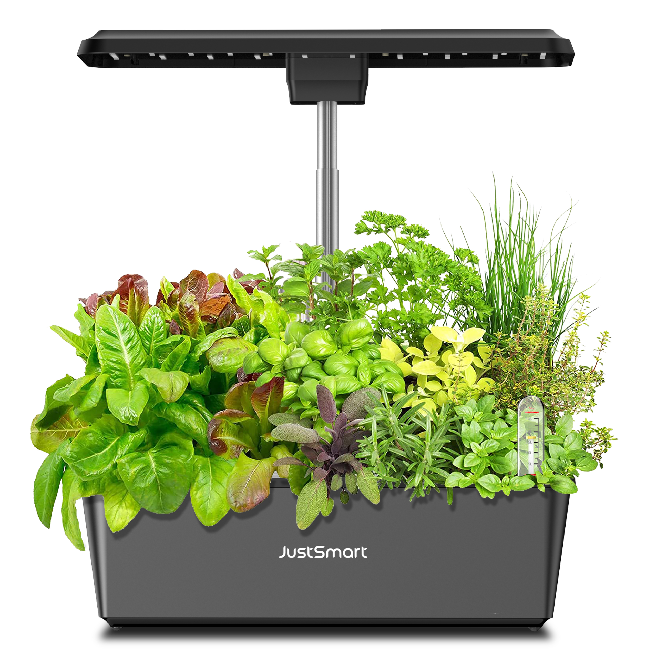 Justsmart 水耕栽培キット Led 野菜栽培キット 室内 静か 家庭菜園 プランター おしゃれ タイマー機能付 循環式ポンプ ガーデニング 観葉植物 育苗キット Justsmart